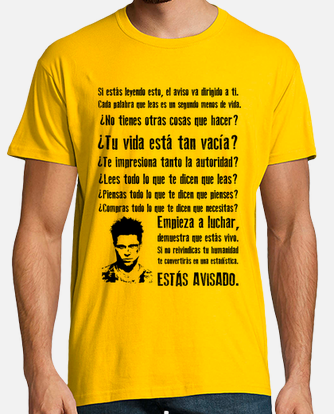 Camiseta fight club frase promoción | laTostadora