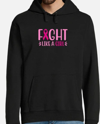 Fight like a 2024 girl sweatshirt breast cancer