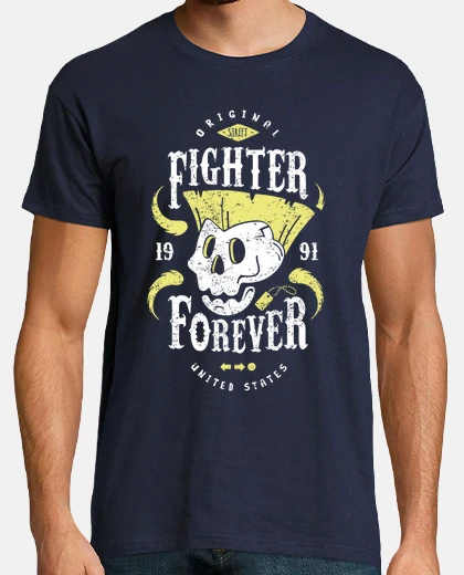 T-shirt fighter forever inganno