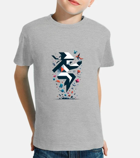 Abbigliamento figura geometrica in movimento