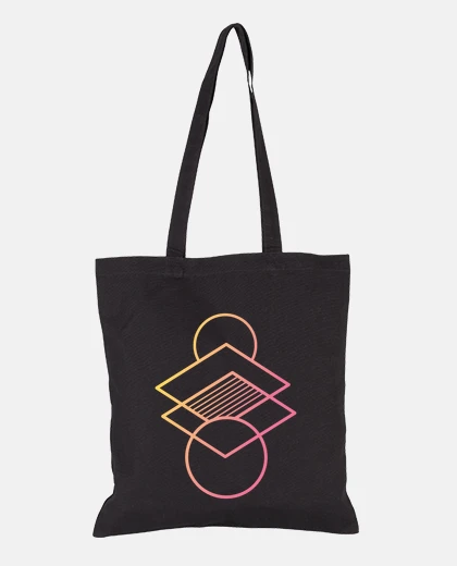 Borsa figure geometriche, gradiente di colore, numero pi greco, numero irrazionale, costante di eulero, ar