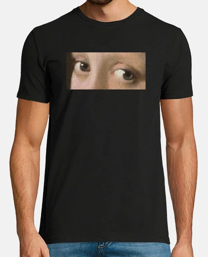 Tee-shirt fille aux yeux de perle pour homme