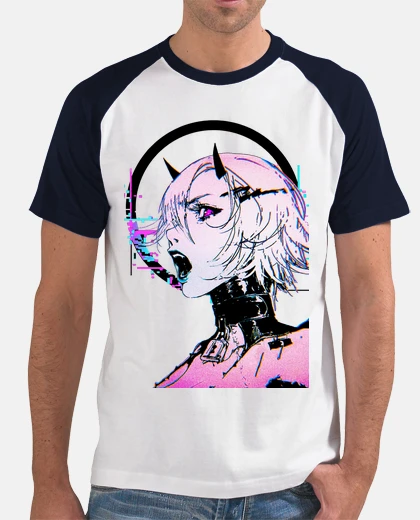 Tee-shirt fille cool style moderne cyberpunk