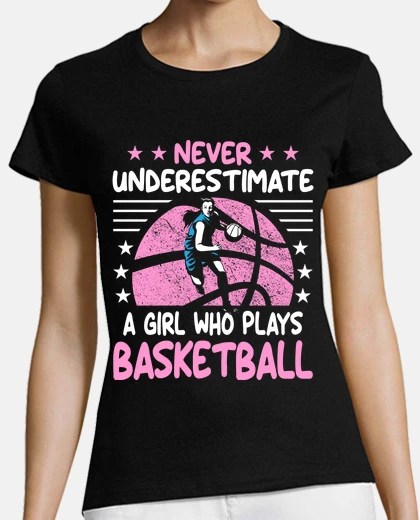 Tee-shirt fille de basket-ball basket-ball fémini