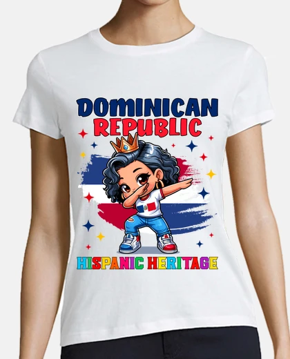 Tee-shirt fille de la république dominicaine héri