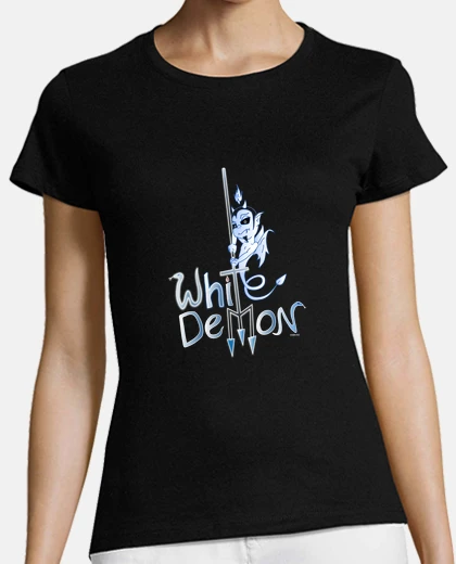 Tee-shirt fille démon blanc