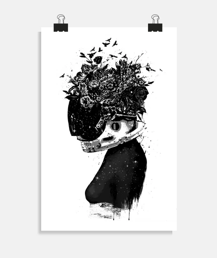 Poster fille hybride