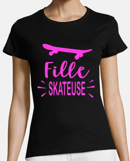 Fille skateuse humour skate drôle ado