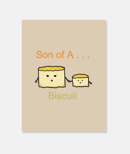 Tableau fils d'un biscuit