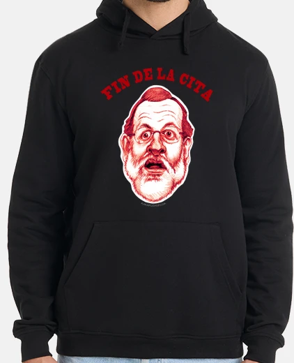 Sudadera FIN DE LA CITA en rojo