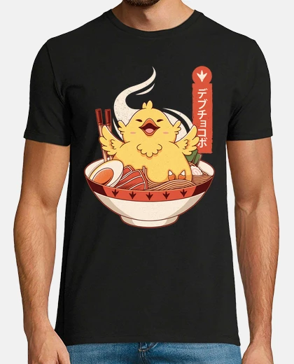 T-shirt final fantasy fat chocobo ramen
