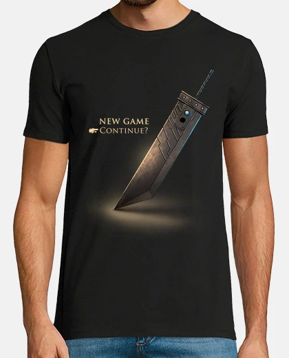 Camiseta Final Fantasy Sword - Continue game