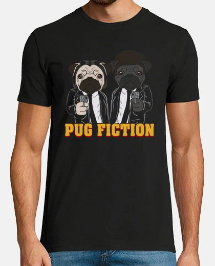 T-shirt finzione di carlino