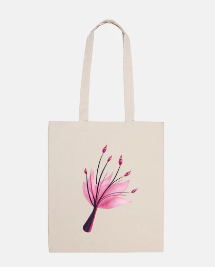 Borsa fiore di giglio d'acqua astratto ro