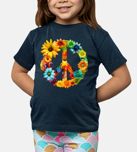 Abbigliamento fiori di pace e amore