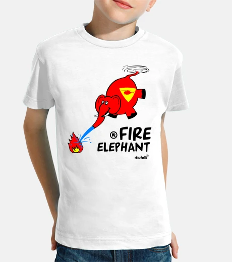 Kids fire elephant