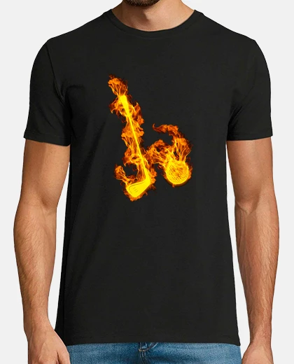 Camiseta Fire Golfer Golf Ball and Stick