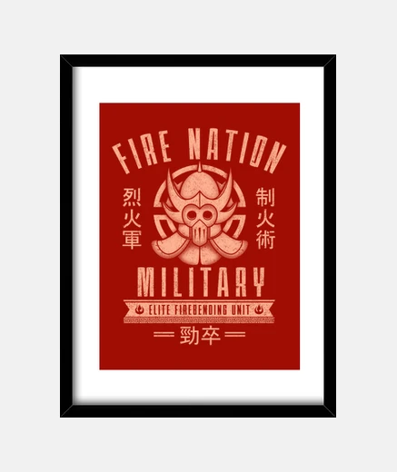 Framed fire is fierce
