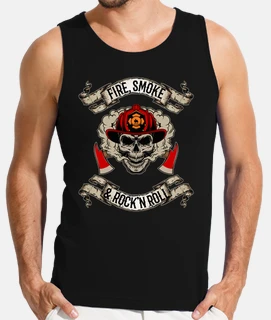 Fire Smoke And Rock and Roll Firefighte