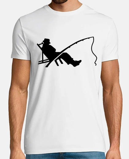 T-shirt Fisher rod sleeping