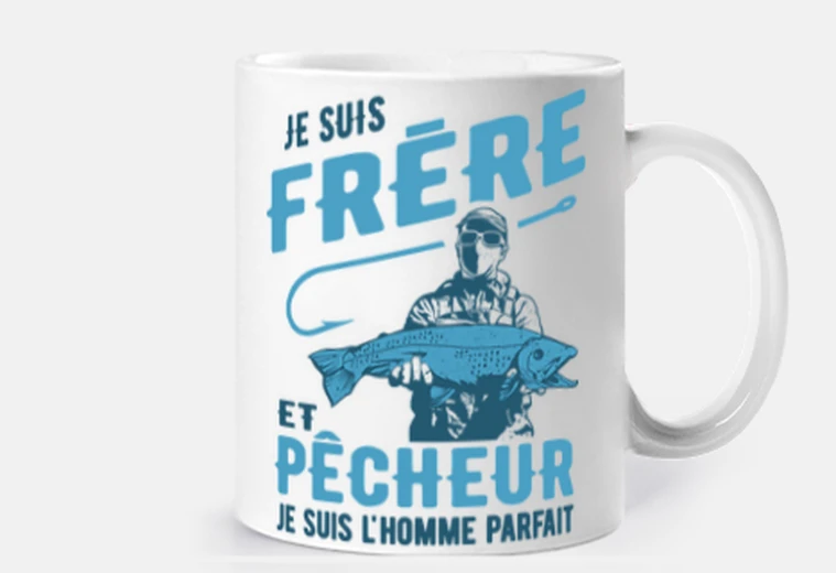 Cup fisherman and brother