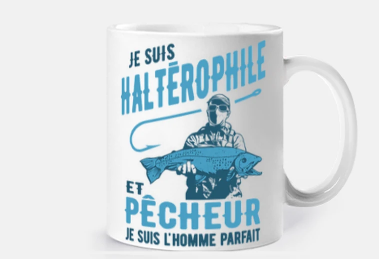 Cup fisherman and weightlifter