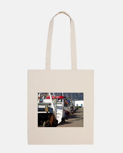 Bag fishing boats in the port of altea