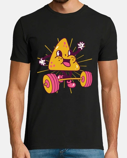 Camiseta fitness nachos levantamiento de pesas k