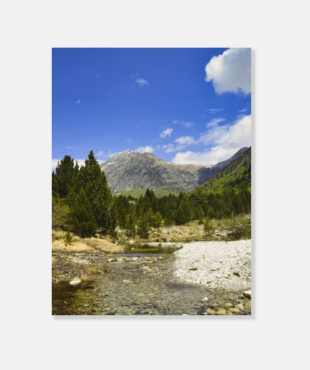 Stampa fiume val aran