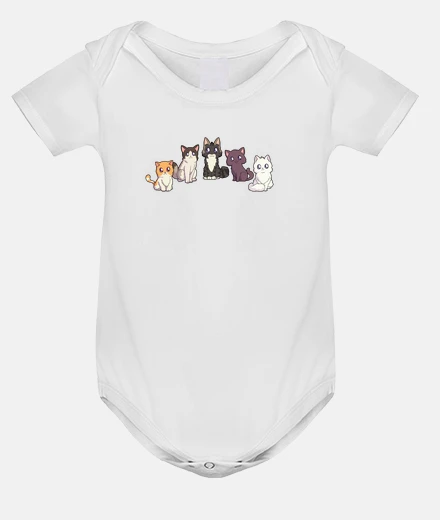 Kids Five cute kittens   Kawaii cat