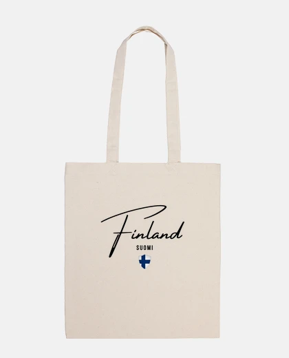 Bag flag of finland finnish pride