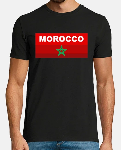 Tee-shirt Flag of Morocco