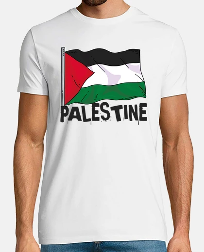 T-shirt flag of palestine