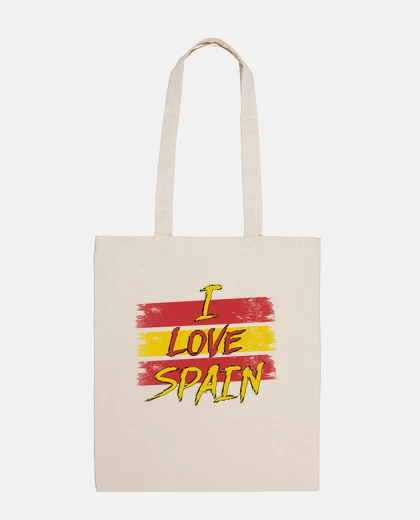 Bag flag spain i love spain