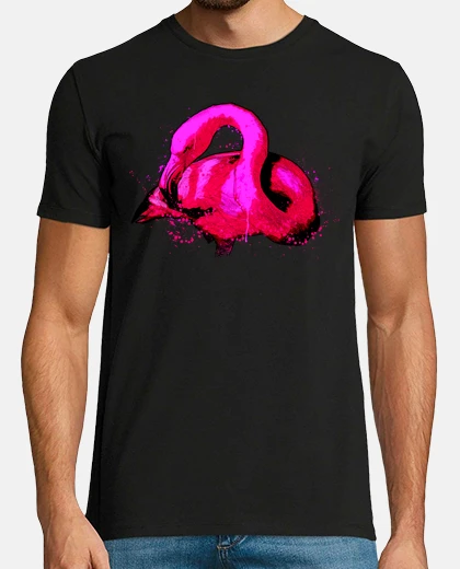 Tee-shirt Flamant rose
