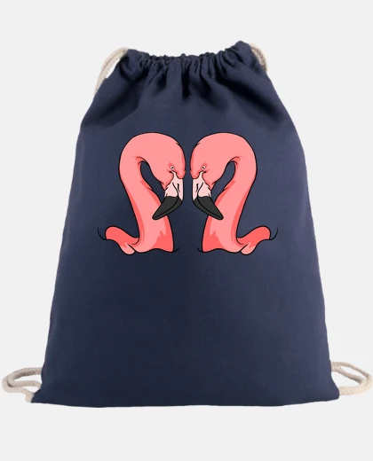 Sac flamant rose love