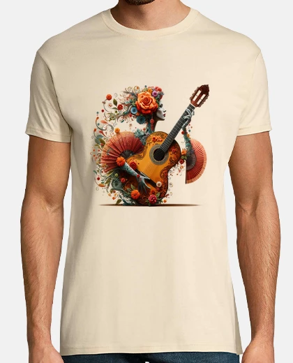 Camiseta Flamenca Guitarra C