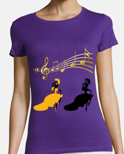 Playera flamencas bailando