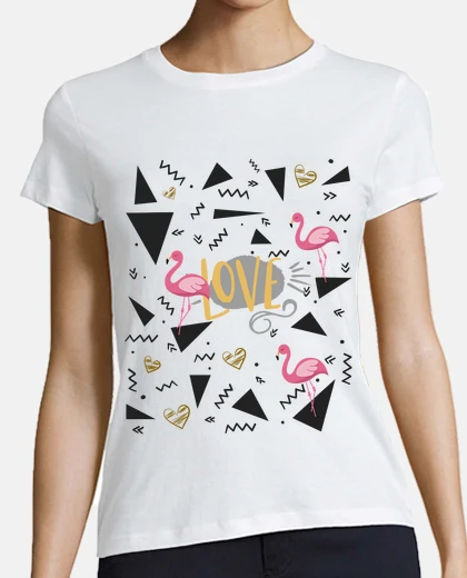 Playera Flamencos love