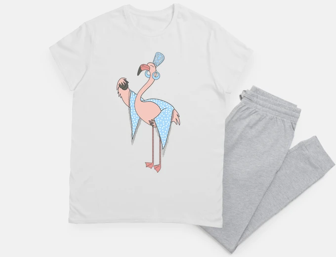 Pyjama flamingo fair in april