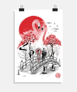 flamingo garden