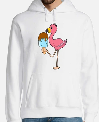 Flamingo melting 2024 pop hoodie