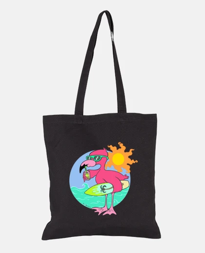 Bag flamingos summer