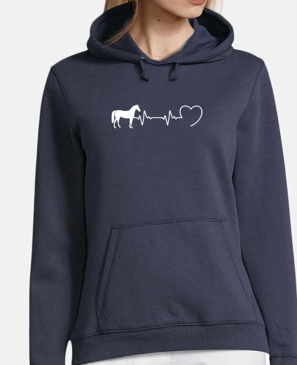 Hoodie flapping horse humor rider girl