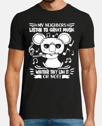 T-shirt flauto traverso koala