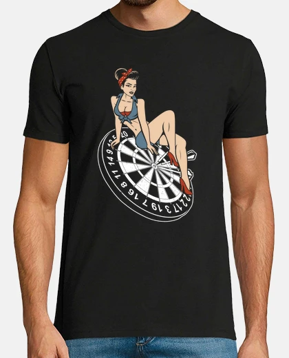 Tee-shirt fléchettes de joueur de fléchettes cool
