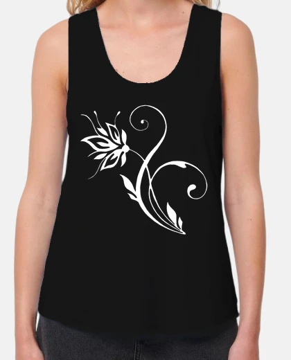 Tee-shirt Fleur blanche