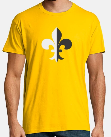 Tee-shirt fleur de lis bn