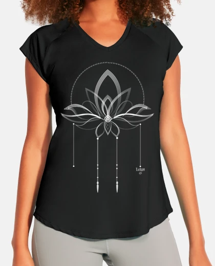 Tee-shirt fleur de lotus sacré