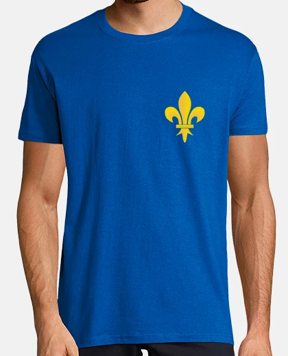 Tee-shirt Fleur de Lys Bleu Royal